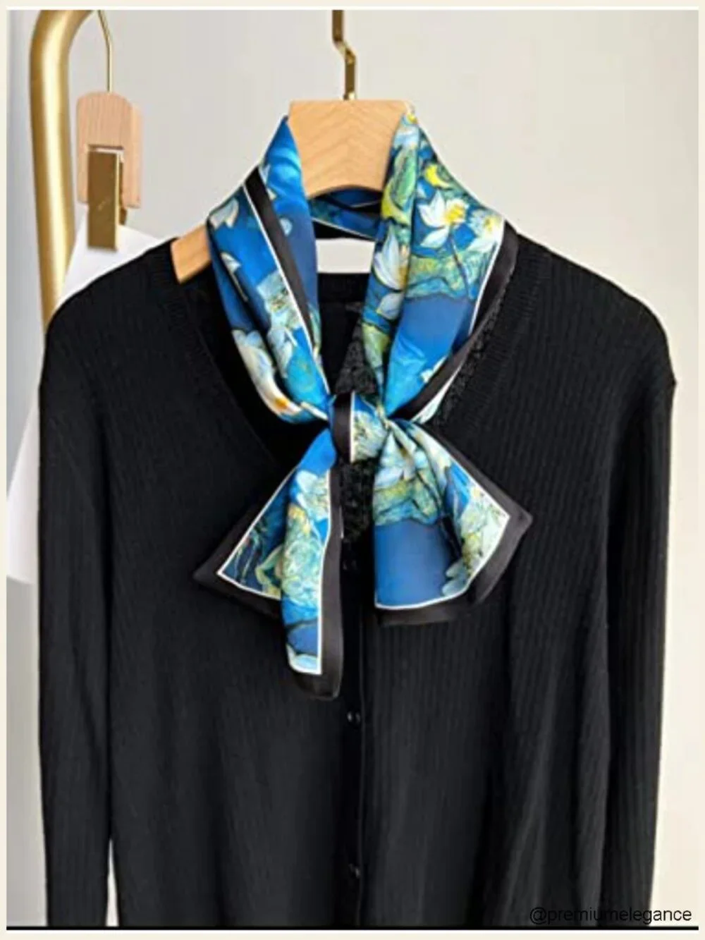 100% Mulberry Silk Scarf for Women - Long Oblong Shawl Head Wrap Neck Scarf